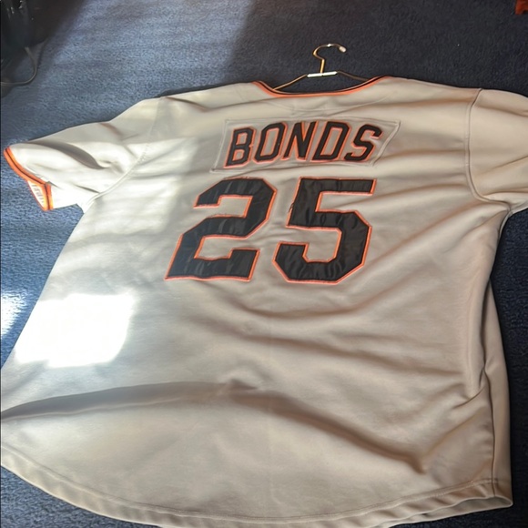 San Francisco Kids Baseball Jersey - Gray and Orange - Picture 5 of 5